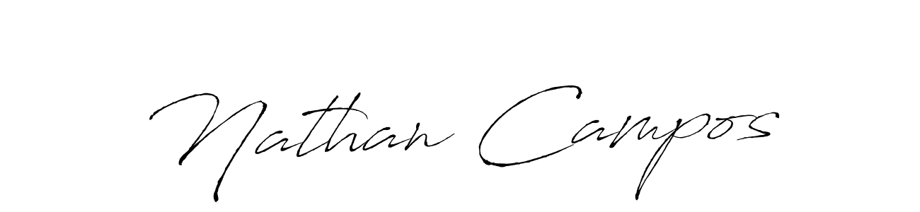 Similarly Antro_Vectra is the best handwritten signature design. Signature creator online .You can use it as an online autograph creator for name Nathan Campos. Nathan Campos signature style 6 images and pictures png