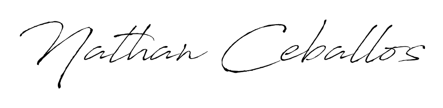 Enhance your business communications with Nathan Ceballos signature in Antro_Vectra lettering. Clean, modern, and universally compatible. Nathan Ceballos signature style 6 images and pictures png