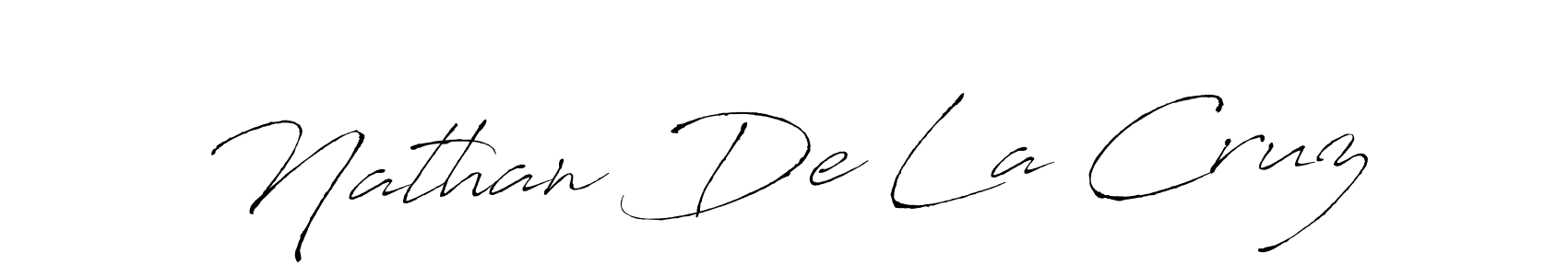 Nathan De La Cruz stylish signature style. Best Handwritten Sign (Antro_Vectra) for my name. Handwritten Signature Collection Ideas for my name Nathan De La Cruz. Nathan De La Cruz signature style 6 images and pictures png