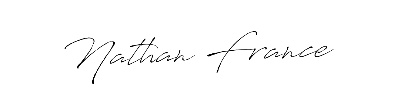 Make a beautiful signature design for name Nathan France. Use this online signature maker to create a handwritten signature for free. Nathan France signature style 6 images and pictures png