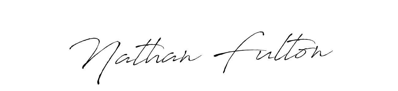 Design your own signature with our free online signature maker. With this signature software, you can create a handwritten (Antro_Vectra) signature for name Nathan Fulton. Nathan Fulton signature style 6 images and pictures png