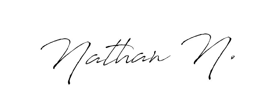 if you are searching for the best signature style for your name Nathan N.. so please give up your signature search. here we have designed multiple signature styles  using Antro_Vectra. Nathan N. signature style 6 images and pictures png