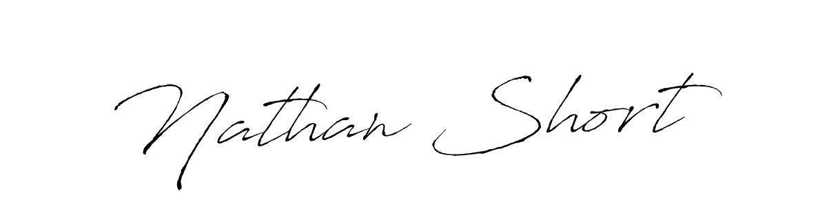 How to make Nathan Short name signature. Use Antro_Vectra style for creating short signs online. This is the latest handwritten sign. Nathan Short signature style 6 images and pictures png