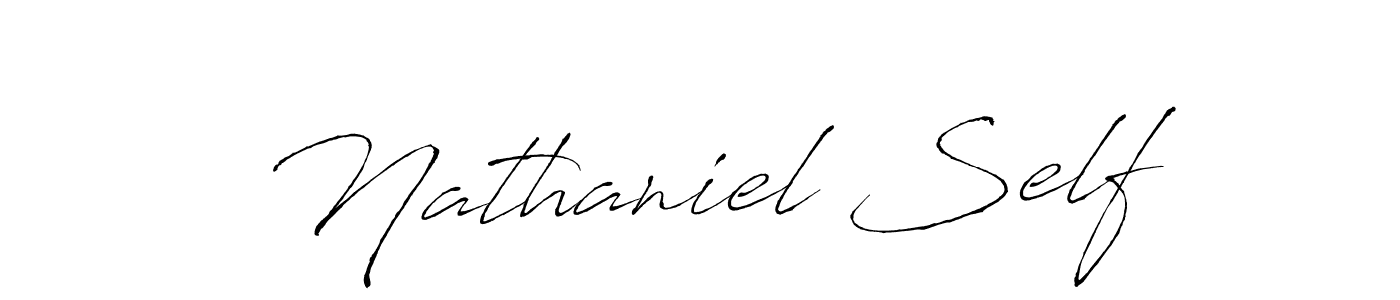 How to make Nathaniel Self name signature. Use Antro_Vectra style for creating short signs online. This is the latest handwritten sign. Nathaniel Self signature style 6 images and pictures png