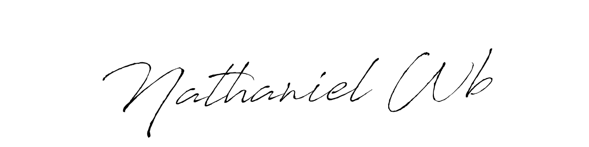 You should practise on your own different ways (Antro_Vectra) to write your name (Nathaniel Wb) in signature. don't let someone else do it for you. Nathaniel Wb signature style 6 images and pictures png