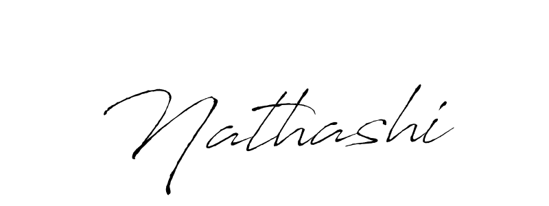 Nathashi stylish signature style. Best Handwritten Sign (Antro_Vectra) for my name. Handwritten Signature Collection Ideas for my name Nathashi. Nathashi signature style 6 images and pictures png