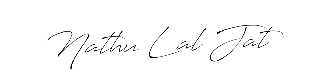 It looks lik you need a new signature style for name Nathu Lal Jat. Design unique handwritten (Antro_Vectra) signature with our free signature maker in just a few clicks. Nathu Lal Jat signature style 6 images and pictures png