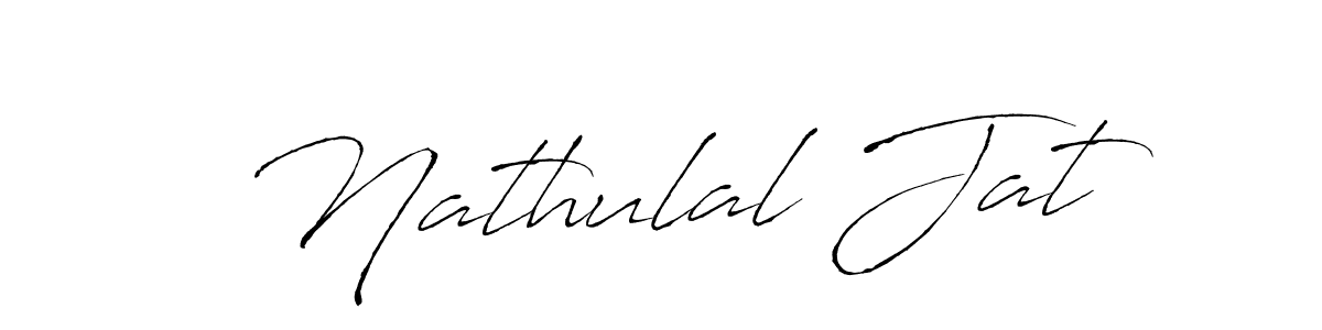 Antro_Vectra is a professional signature style that is perfect for those who want to add a touch of class to their signature. It is also a great choice for those who want to make their signature more unique. Get Nathulal Jat name to fancy signature for free. Nathulal Jat signature style 6 images and pictures png