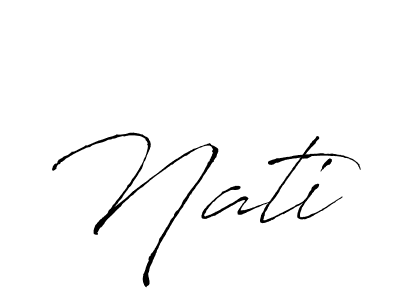 Here are the top 10 professional signature styles for the name Nati. These are the best autograph styles you can use for your name. Nati signature style 6 images and pictures png