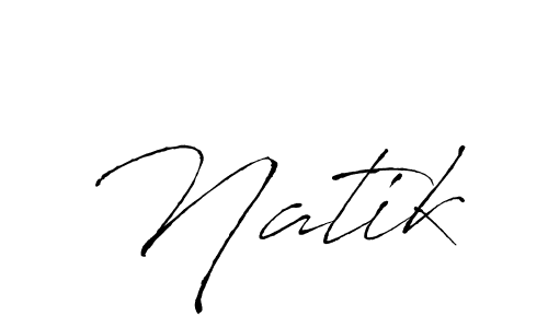 How to Draw Natik signature style? Antro_Vectra is a latest design signature styles for name Natik. Natik signature style 6 images and pictures png
