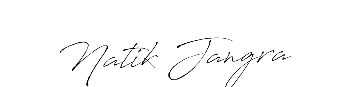 if you are searching for the best signature style for your name Natik Jangra. so please give up your signature search. here we have designed multiple signature styles  using Antro_Vectra. Natik Jangra signature style 6 images and pictures png