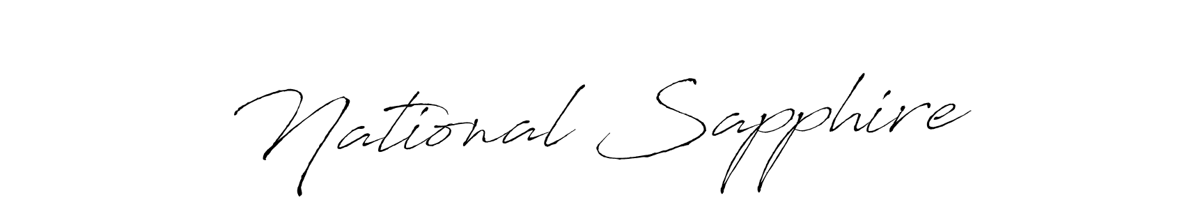 Similarly Antro_Vectra is the best handwritten signature design. Signature creator online .You can use it as an online autograph creator for name National Sapphire. National Sapphire signature style 6 images and pictures png