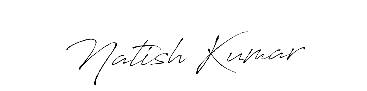 Also You can easily find your signature by using the search form. We will create Natish Kumar name handwritten signature images for you free of cost using Antro_Vectra sign style. Natish Kumar signature style 6 images and pictures png