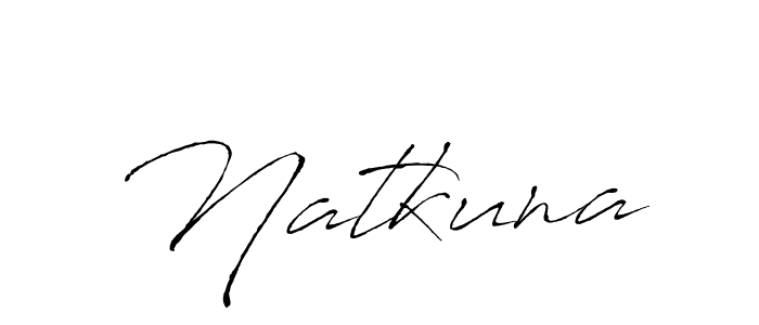 Use a signature maker to create a handwritten signature online. With this signature software, you can design (Antro_Vectra) your own signature for name Natkuna. Natkuna signature style 6 images and pictures png