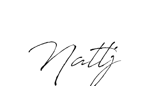 Create a beautiful signature design for name Natlj. With this signature (Antro_Vectra) fonts, you can make a handwritten signature for free. Natlj signature style 6 images and pictures png