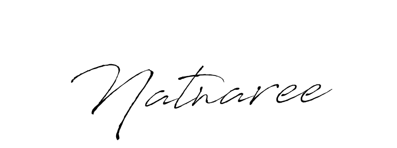 Use a signature maker to create a handwritten signature online. With this signature software, you can design (Antro_Vectra) your own signature for name Natnaree. Natnaree signature style 6 images and pictures png