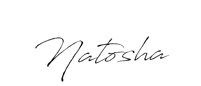 You should practise on your own different ways (Antro_Vectra) to write your name (Natosha) in signature. don't let someone else do it for you. Natosha signature style 6 images and pictures png