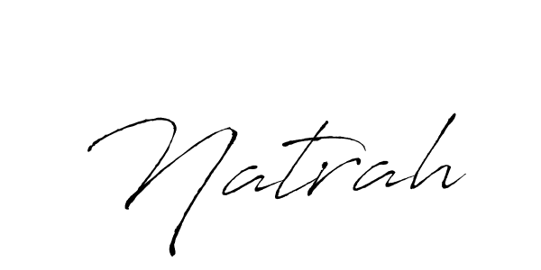 You should practise on your own different ways (Antro_Vectra) to write your name (Natrah) in signature. don't let someone else do it for you. Natrah signature style 6 images and pictures png