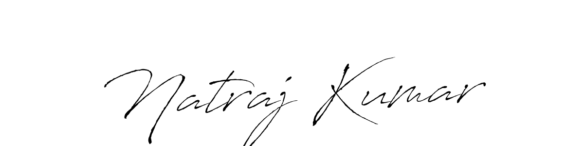 The best way (Antro_Vectra) to make a short signature is to pick only two or three words in your name. The name Natraj Kumar include a total of six letters. For converting this name. Natraj Kumar signature style 6 images and pictures png