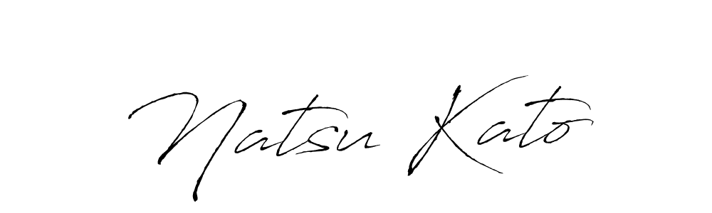 You should practise on your own different ways (Antro_Vectra) to write your name (Natsu Kato) in signature. don't let someone else do it for you. Natsu Kato signature style 6 images and pictures png