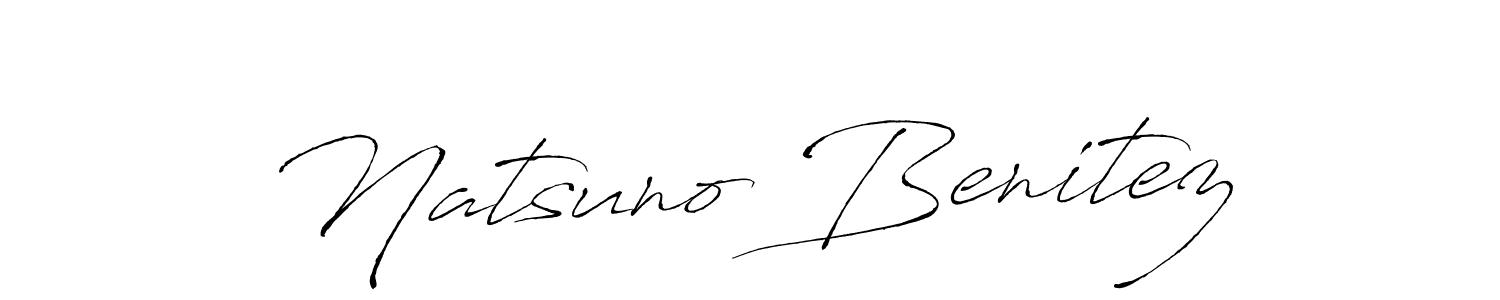 Create a beautiful signature design for name Natsuno Benitez. With this signature (Antro_Vectra) fonts, you can make a handwritten signature for free. Natsuno Benitez signature style 6 images and pictures png