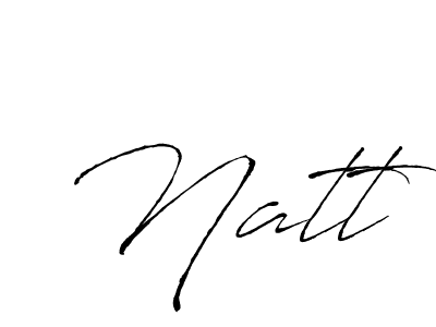 Also You can easily find your signature by using the search form. We will create Natt name handwritten signature images for you free of cost using Antro_Vectra sign style. Natt signature style 6 images and pictures png