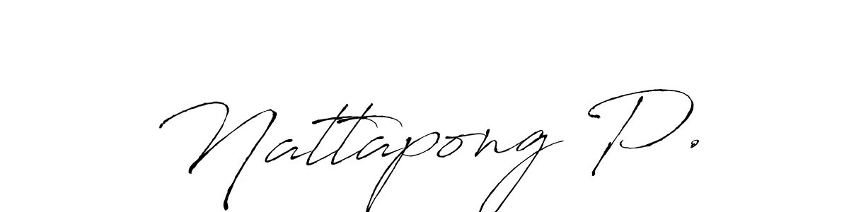 Once you've used our free online signature maker to create your best signature Antro_Vectra style, it's time to enjoy all of the benefits that Nattapong P. name signing documents. Nattapong P. signature style 6 images and pictures png