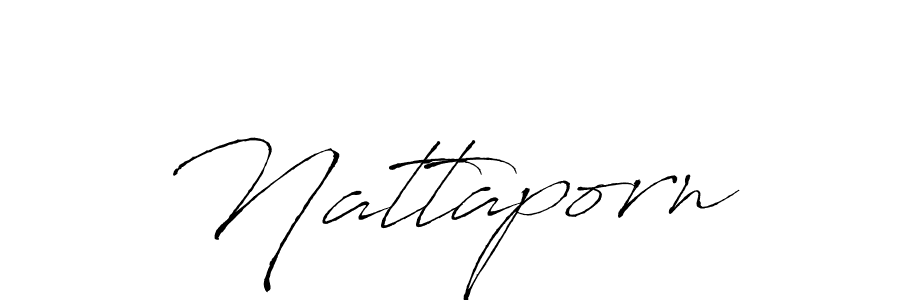 How to make Nattaporn name signature. Use Antro_Vectra style for creating short signs online. This is the latest handwritten sign. Nattaporn signature style 6 images and pictures png