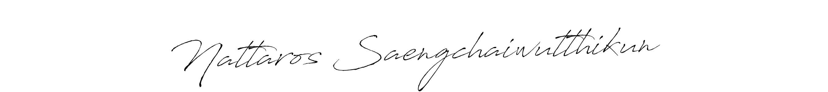 Make a short Nattaros Saengchaiwutthikun signature style. Manage your documents anywhere anytime using Antro_Vectra. Create and add eSignatures, submit forms, share and send files easily. Nattaros Saengchaiwutthikun signature style 6 images and pictures png