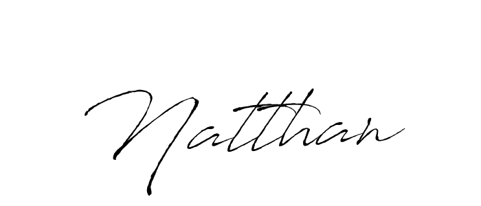 Natthan stylish signature style. Best Handwritten Sign (Antro_Vectra) for my name. Handwritten Signature Collection Ideas for my name Natthan. Natthan signature style 6 images and pictures png