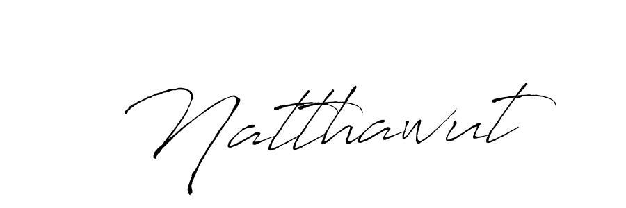 Also we have Natthawut name is the best signature style. Create professional handwritten signature collection using Antro_Vectra autograph style. Natthawut signature style 6 images and pictures png