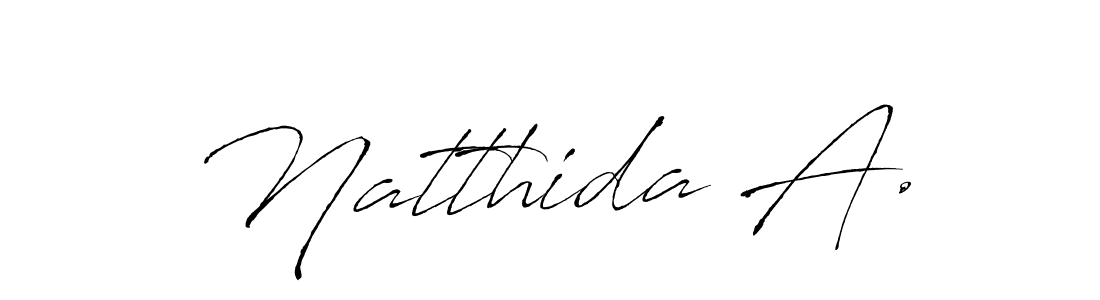 How to make Natthida A. signature? Antro_Vectra is a professional autograph style. Create handwritten signature for Natthida A. name. Natthida A. signature style 6 images and pictures png