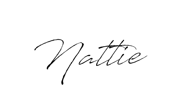 You should practise on your own different ways (Antro_Vectra) to write your name (Nattie) in signature. don't let someone else do it for you. Nattie signature style 6 images and pictures png