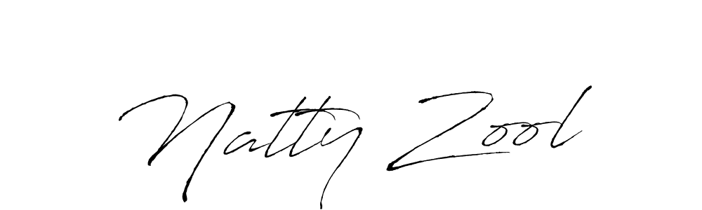 Make a beautiful signature design for name Natty Zool. With this signature (Antro_Vectra) style, you can create a handwritten signature for free. Natty Zool signature style 6 images and pictures png