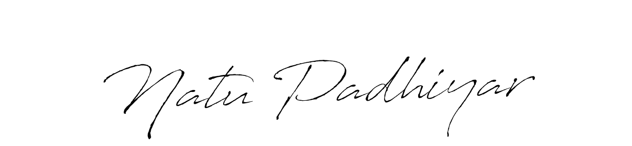 if you are searching for the best signature style for your name Natu Padhiyar. so please give up your signature search. here we have designed multiple signature styles  using Antro_Vectra. Natu Padhiyar signature style 6 images and pictures png