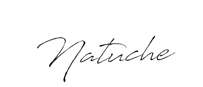 Natuche stylish signature style. Best Handwritten Sign (Antro_Vectra) for my name. Handwritten Signature Collection Ideas for my name Natuche. Natuche signature style 6 images and pictures png