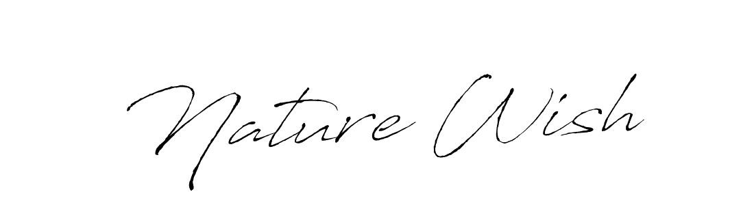 It looks lik you need a new signature style for name Nature Wish. Design unique handwritten (Antro_Vectra) signature with our free signature maker in just a few clicks. Nature Wish signature style 6 images and pictures png