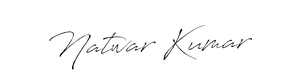 You should practise on your own different ways (Antro_Vectra) to write your name (Natwar Kumar) in signature. don't let someone else do it for you. Natwar Kumar signature style 6 images and pictures png