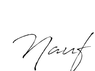 Create a beautiful signature design for name Nauf. With this signature (Antro_Vectra) fonts, you can make a handwritten signature for free. Nauf signature style 6 images and pictures png