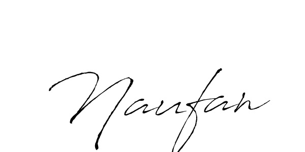Make a beautiful signature design for name Naufan. With this signature (Antro_Vectra) style, you can create a handwritten signature for free. Naufan signature style 6 images and pictures png