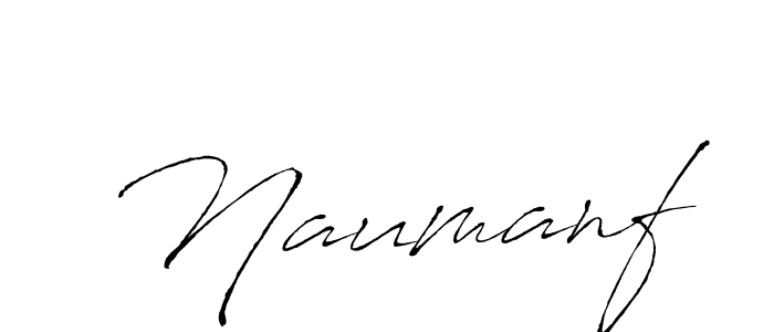 Use a signature maker to create a handwritten signature online. With this signature software, you can design (Antro_Vectra) your own signature for name Naumanf. Naumanf signature style 6 images and pictures png