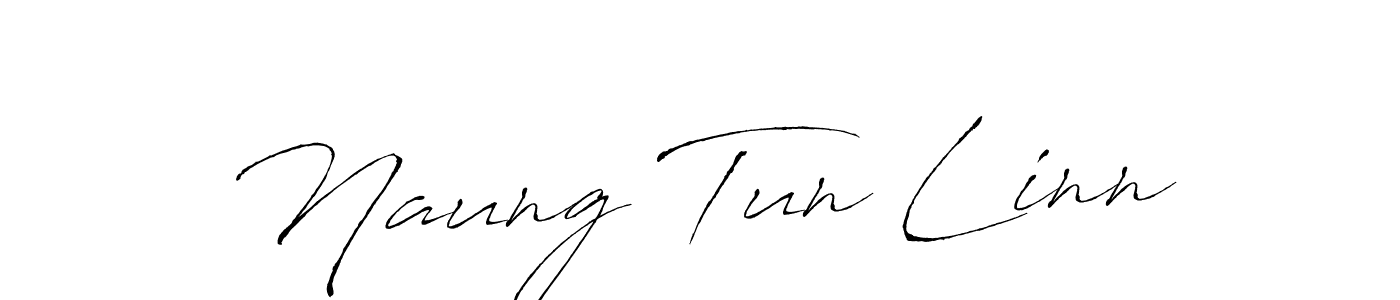 You should practise on your own different ways (Antro_Vectra) to write your name (Naung Tun Linn) in signature. don't let someone else do it for you. Naung Tun Linn signature style 6 images and pictures png