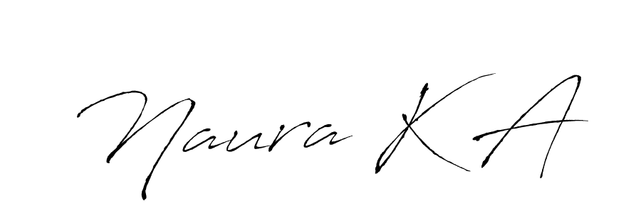 if you are searching for the best signature style for your name Naura K A. so please give up your signature search. here we have designed multiple signature styles  using Antro_Vectra. Naura K A signature style 6 images and pictures png