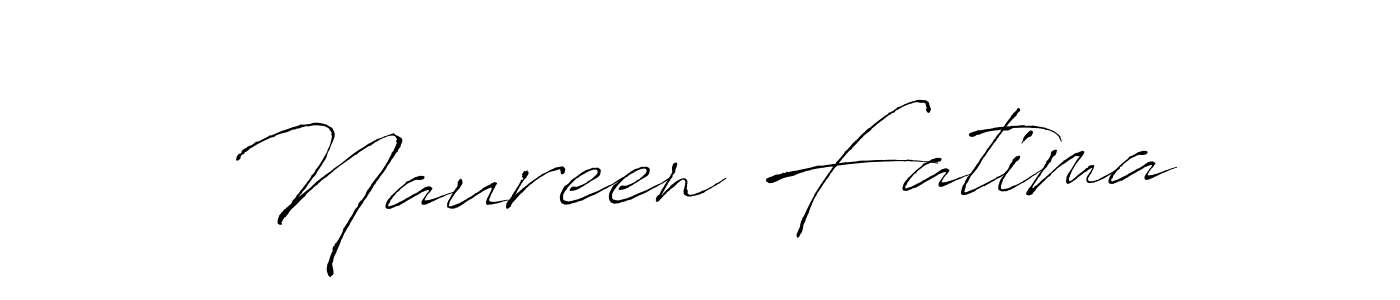 How to make Naureen Fatima name signature. Use Antro_Vectra style for creating short signs online. This is the latest handwritten sign. Naureen Fatima signature style 6 images and pictures png