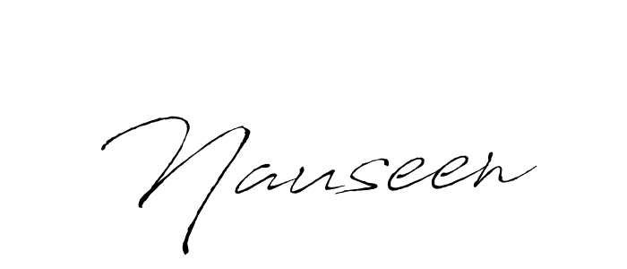 if you are searching for the best signature style for your name Nauseen. so please give up your signature search. here we have designed multiple signature styles  using Antro_Vectra. Nauseen signature style 6 images and pictures png