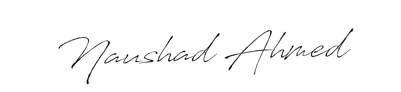 You should practise on your own different ways (Antro_Vectra) to write your name (Naushad Ahmed) in signature. don't let someone else do it for you. Naushad Ahmed signature style 6 images and pictures png