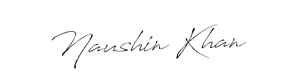 Use a signature maker to create a handwritten signature online. With this signature software, you can design (Antro_Vectra) your own signature for name Naushin Khan. Naushin Khan signature style 6 images and pictures png