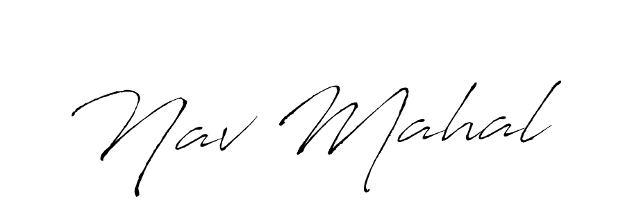 Similarly Antro_Vectra is the best handwritten signature design. Signature creator online .You can use it as an online autograph creator for name Nav Mahal. Nav Mahal signature style 6 images and pictures png