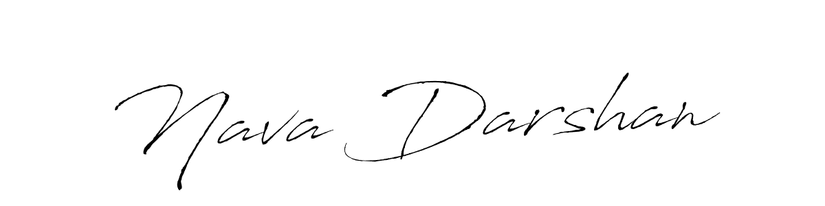 Design your own signature with our free online signature maker. With this signature software, you can create a handwritten (Antro_Vectra) signature for name Nava Darshan. Nava Darshan signature style 6 images and pictures png