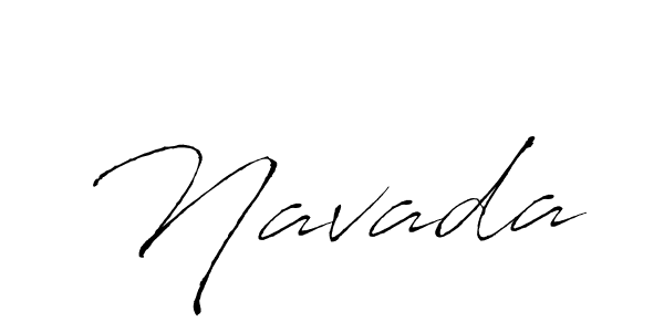 Design your own signature with our free online signature maker. With this signature software, you can create a handwritten (Antro_Vectra) signature for name Navada. Navada signature style 6 images and pictures png